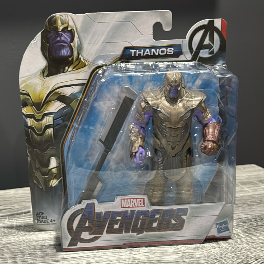Hasbro | Marvel Avengers: Thanos - 6” Collectible Action Figure with Weapon